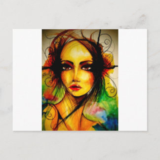 Lady Butterfly.jpg Postkarte