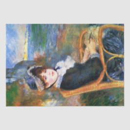 Lady by the Seashore (von Pierre-Auguste Renoir) Seidenpapier