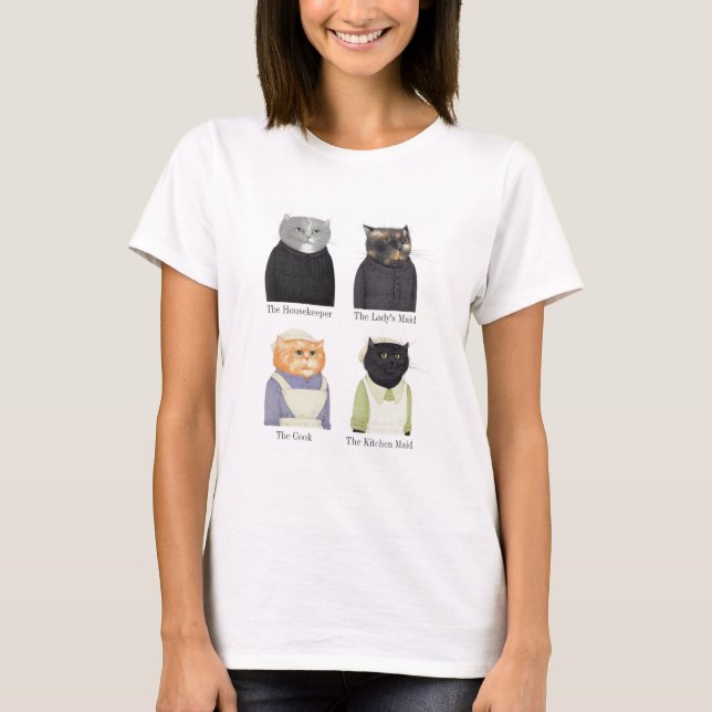 LADY CATS Damen Basic T-Shirt (Vorderseite)