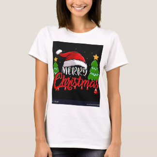 LADY CHIRSTMAS DAR DRESS T SHIRT CLASSIC