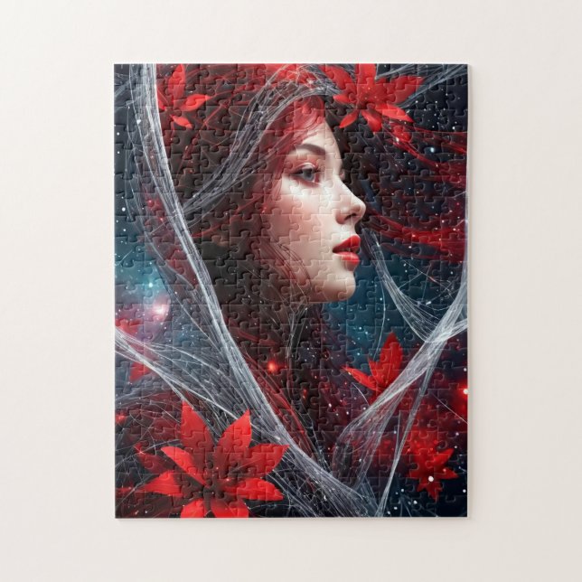 Lady Christmas Puzzle (Vertikal)