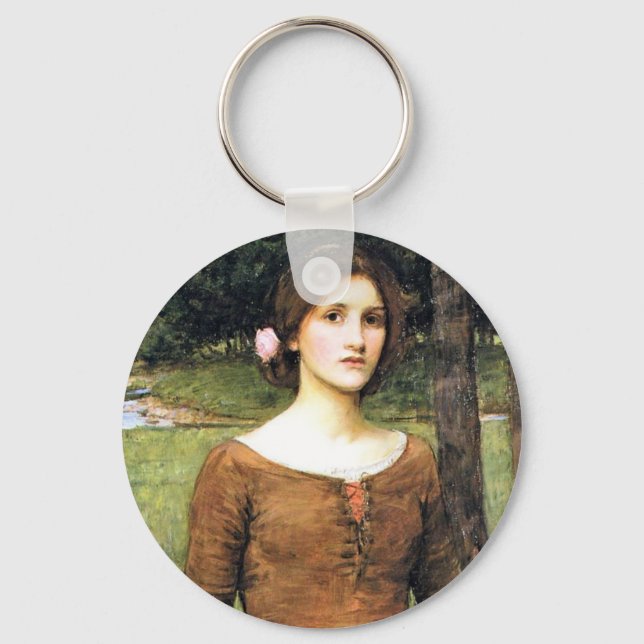 Lady Clare mit Fawn Schlüsselanhänger (Vorderseite)