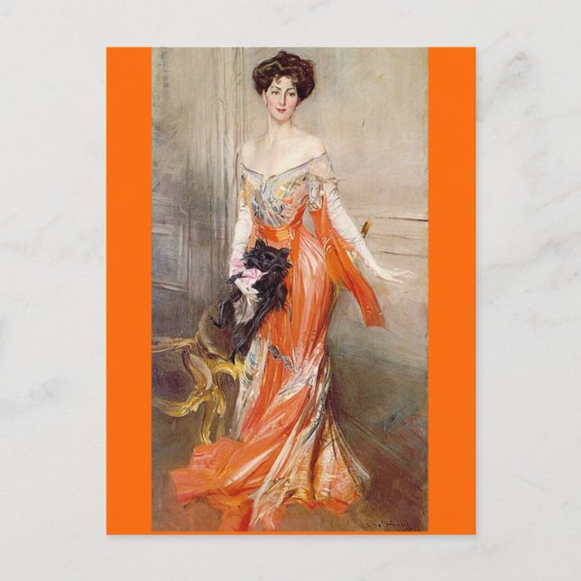 Lady Decies - Boldini Postkarte (Vorderseite)