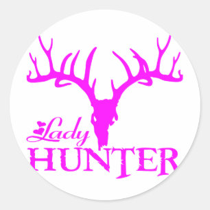 LADY DEER HUNTER RUNDER AUFKLEBER
