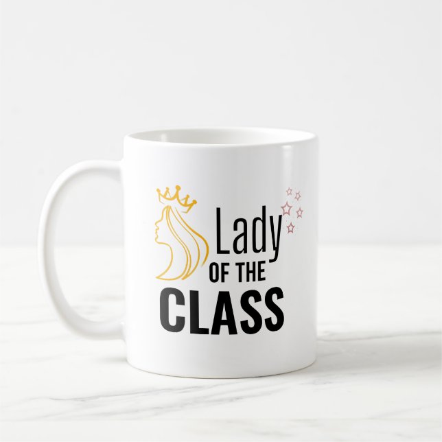 Lady der Klasse Kaffeetasse (Links)
