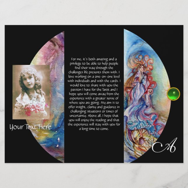 LADY DES SEES MONOGRAM 3-fach Broschüre (Vorderseite)