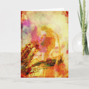 Lady Digital Art Jedes Anlasses Karte