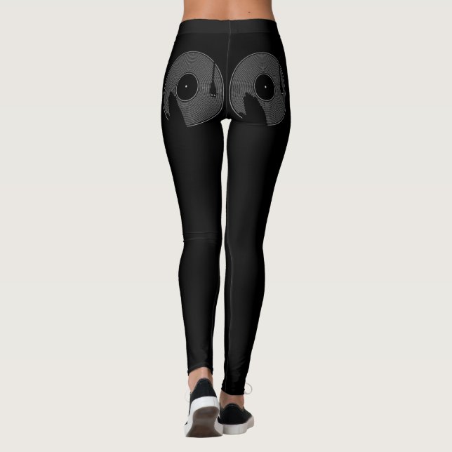 Lady DJ Leggings (Rückseite)