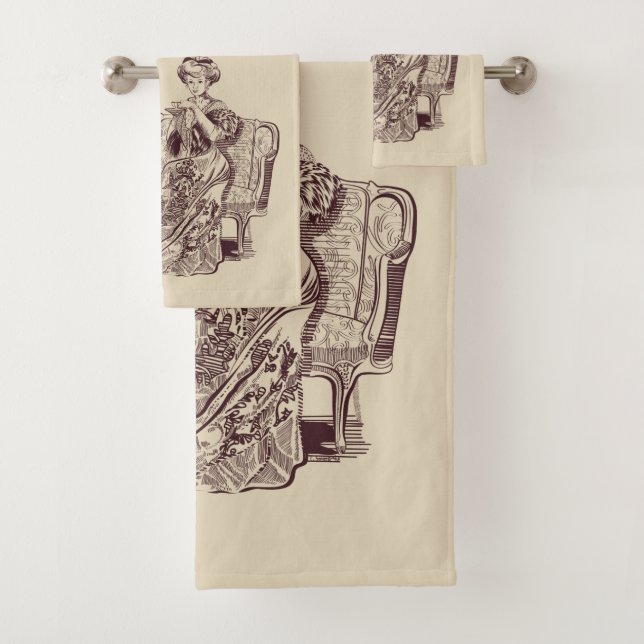 Lady Drink Badhandtuch Set (Insitu)