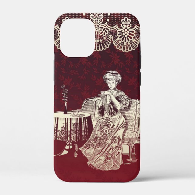 Lady Drink Case-Mate iPhone Hülle (Rückseite)