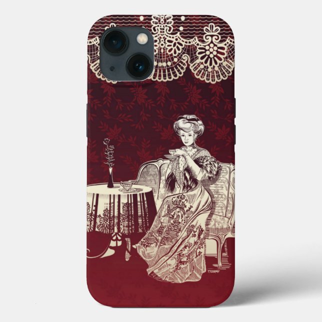 Lady Drink Case-Mate iPhone Hülle (Rückseite)