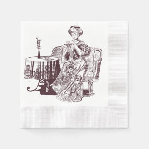 Lady Drink Serviette