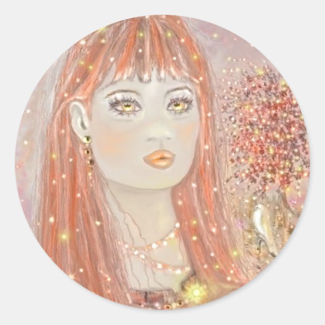 Lady Dusk, Aufkleber (Vorderseite)