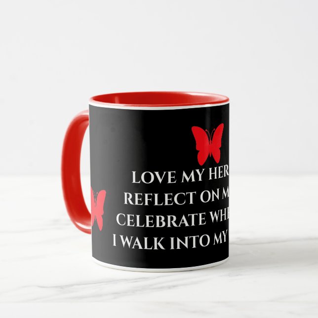 Lady Elegance Collection-Kaffee Tasse (Vorderseite Links)