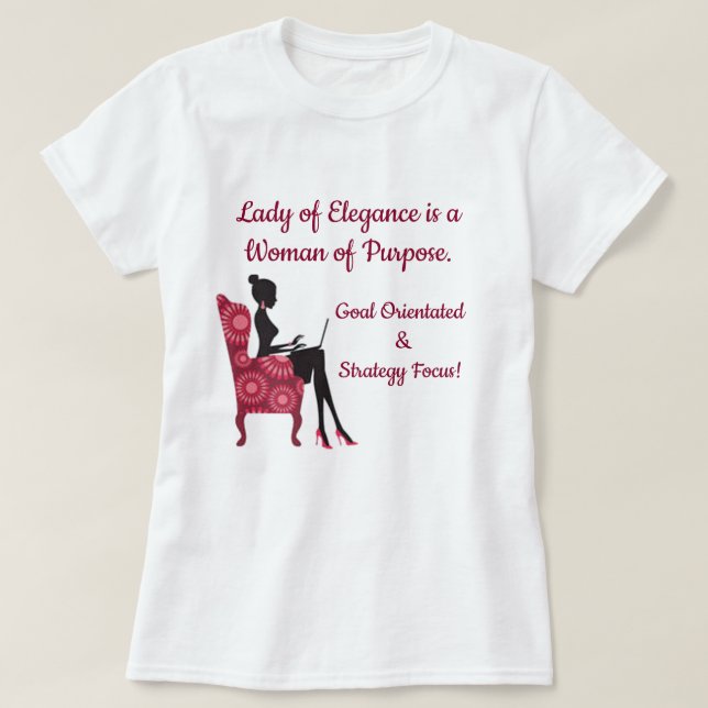 Lady Elegance Collection T-Shirt (Design vorne)