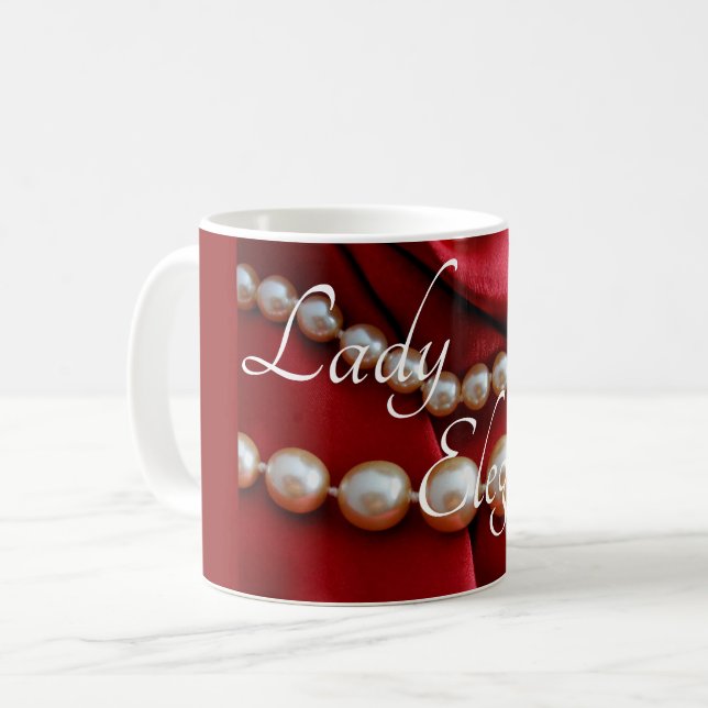 Lady Elegance Kollektion Kaffeetasse (Vorderseite Links)