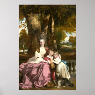 Lady Elizabeth Delmé, Sir Joshua Reynolds Fine Art Poster