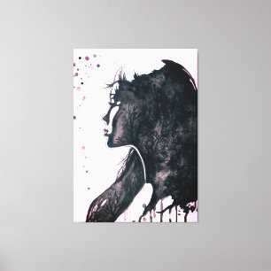 Lady Emotion Canvas Print Leinwanddruck