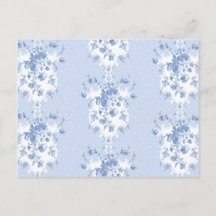 Lady Enid Postcards in Blaubeerblau Postkarte