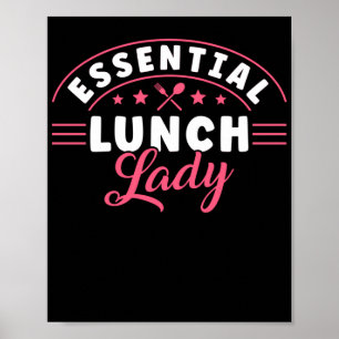 Lady Essential Lunch Lady Mittag Lady Poster