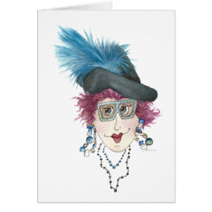 Lady färbt ihr Haar so, dass es mit Nagellack pass