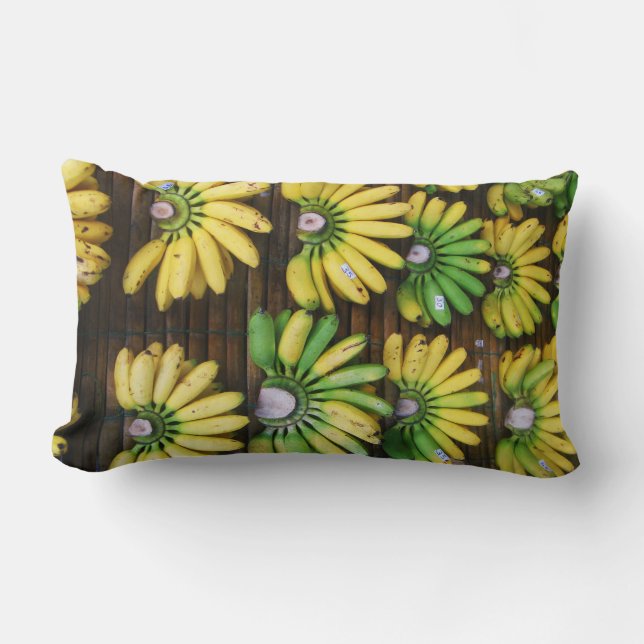 Lady Finger Bananas ~ Egg Banana (ก ล้ ว ย ข่ ไ) Lendenkissen (Vorderseite)