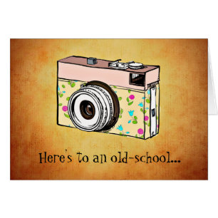 Lady Fotograf Camera Picture Geburtstagkarte