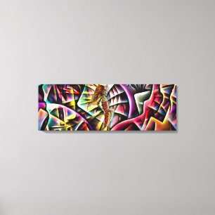 Lady Fraktal die Abstrakte Prinzessin des Fraktals Leinwanddruck