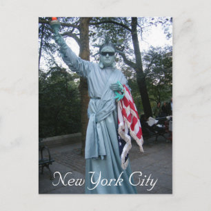 "Lady? Freiheit" New York City Postcard Postkarte