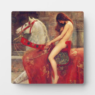 Lady Godiva Gedenktafel Fotoplatte