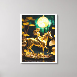 Lady Godiva: Mythos der Opfer Leinwanddruck