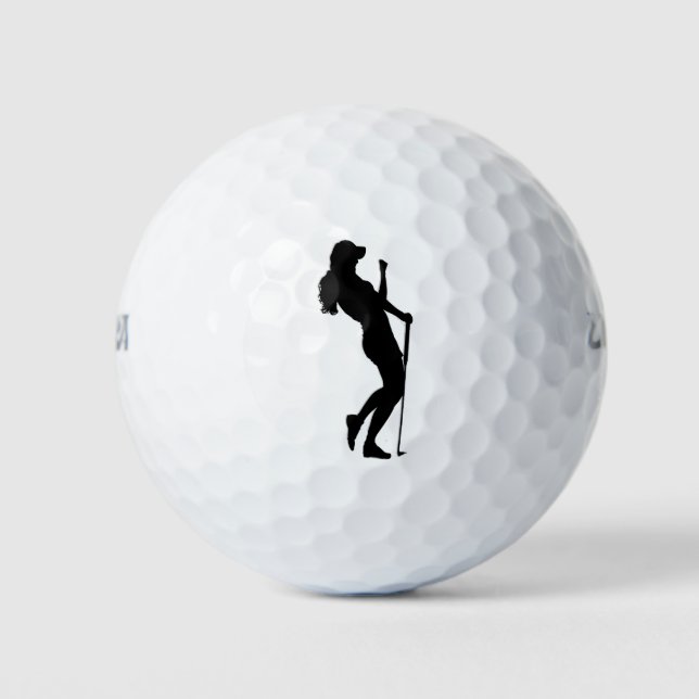 Lady Golf Sports Design Golfball (Vorderseite)