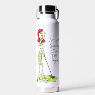 Lady Golfer Trinkflasche