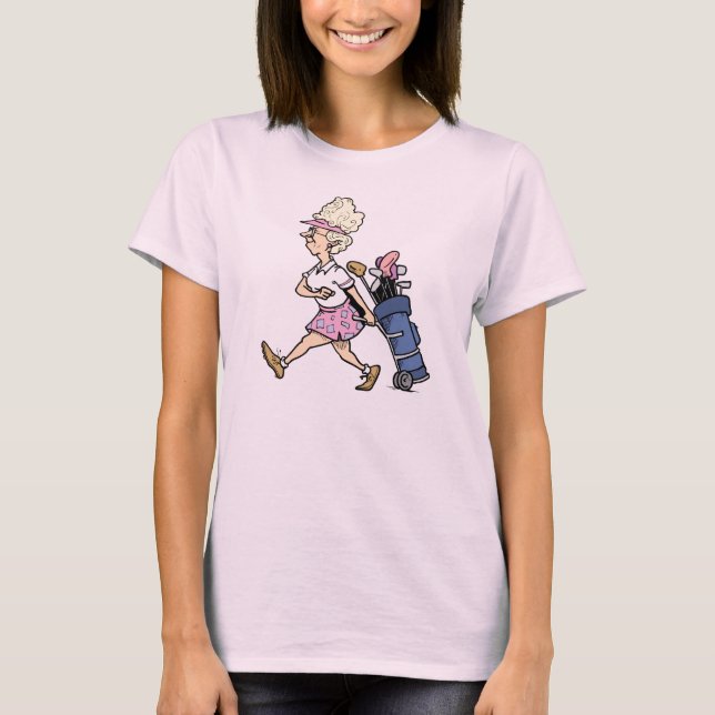 Lady Golfer Tshirts und Geschenke (Vorderseite)