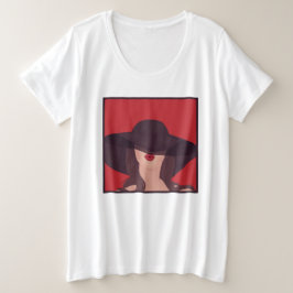 Lady Große Größe T-Shirt
