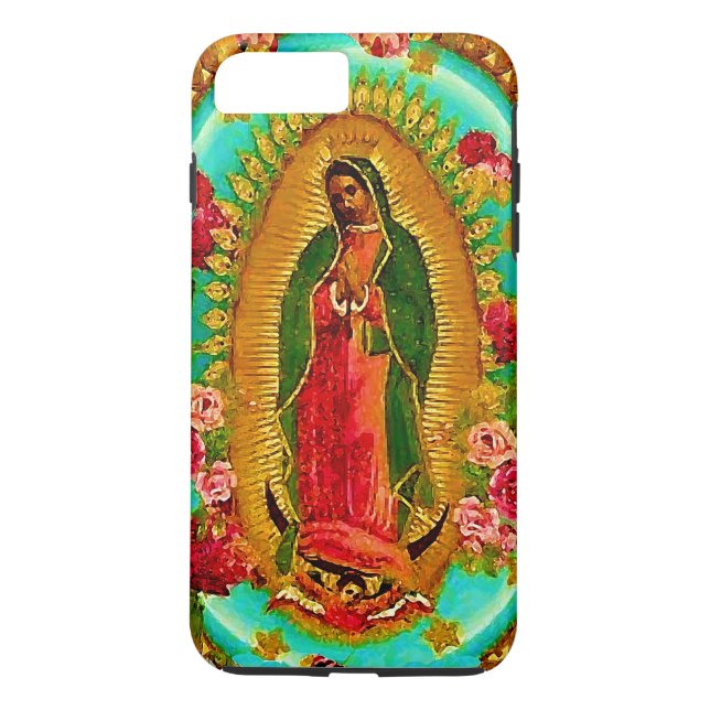 Lady Guadalupe Mexikanische St. Jungfrau Mary Case-Mate iPhone Hülle (Rückseite)