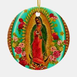 Lady Guadalupe Mexikanische St. Jungfrau Mary Keramik Ornament