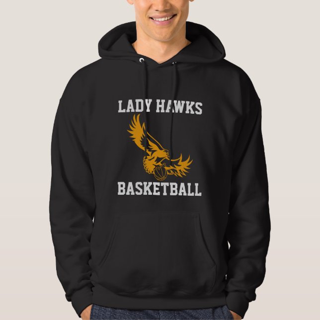 LADY HAWKS BASKETBALL HOODIE (Vorderseite)