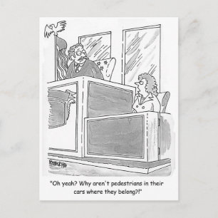 Lady Hollering bei Judge Postkarte