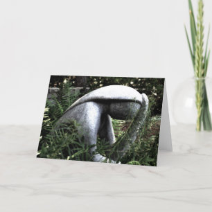 Lady im Garten Karte