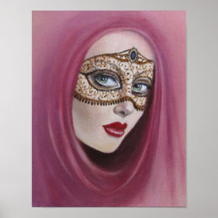 LADY IM MASQUERADE BALL POSTER