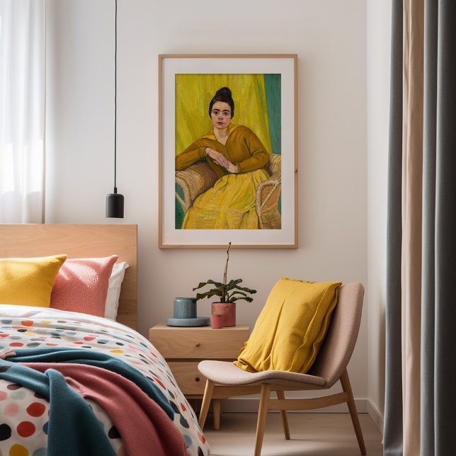 Lady im Wicker-Stuhl | Koloman Moser Poster (Von Creator hochgeladen)