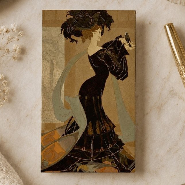 Lady in Black Visitenkarte (Von Creator hochgeladen)