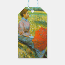 Lady in einer grünen Wiese