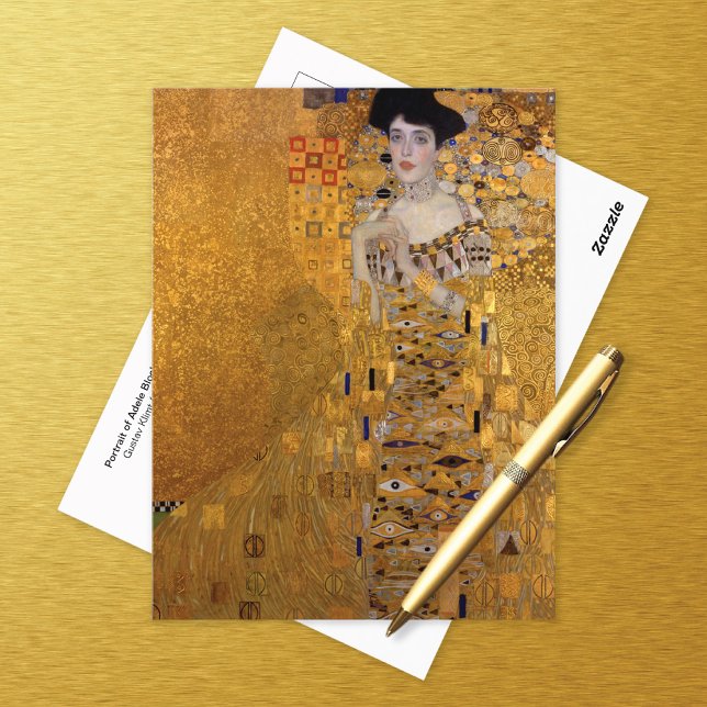 Lady in Gold Adele Gustav Klimt Postkarte (Von Creator hochgeladen)
