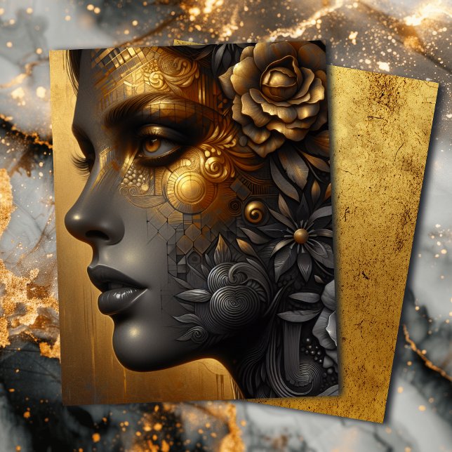 Lady in Gold Ethereal Art Scrapbook (Von Creator hochgeladen)