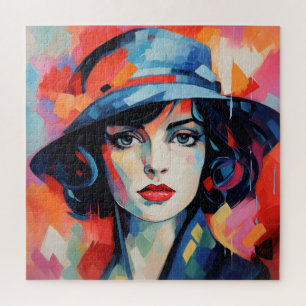 Lady in Hat Fauvism Puzzle