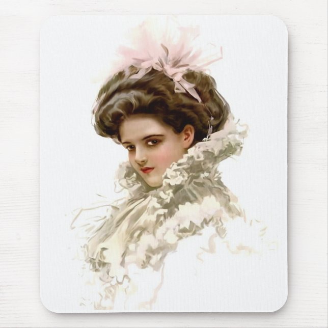 Lady in Profil Mousepad (Vorne)