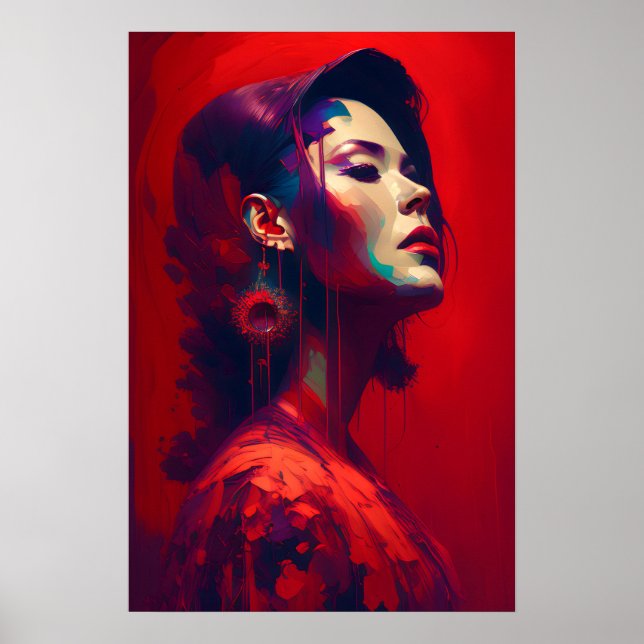 Lady in Red Poster (Vorne)