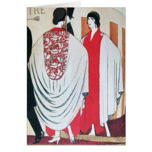 LADY IN THE MIRROR Art Déco Schönheit Mode